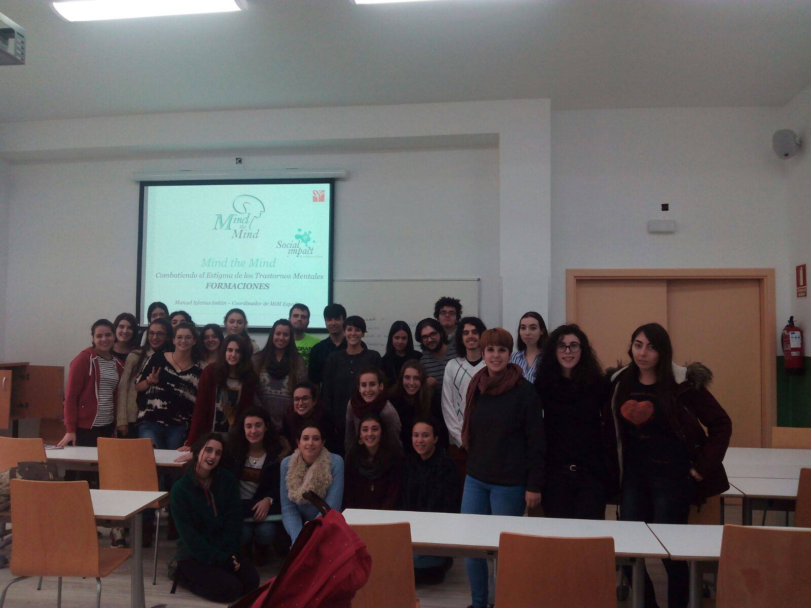 Primer grupo de la Universidad Autónoma de Madrid.