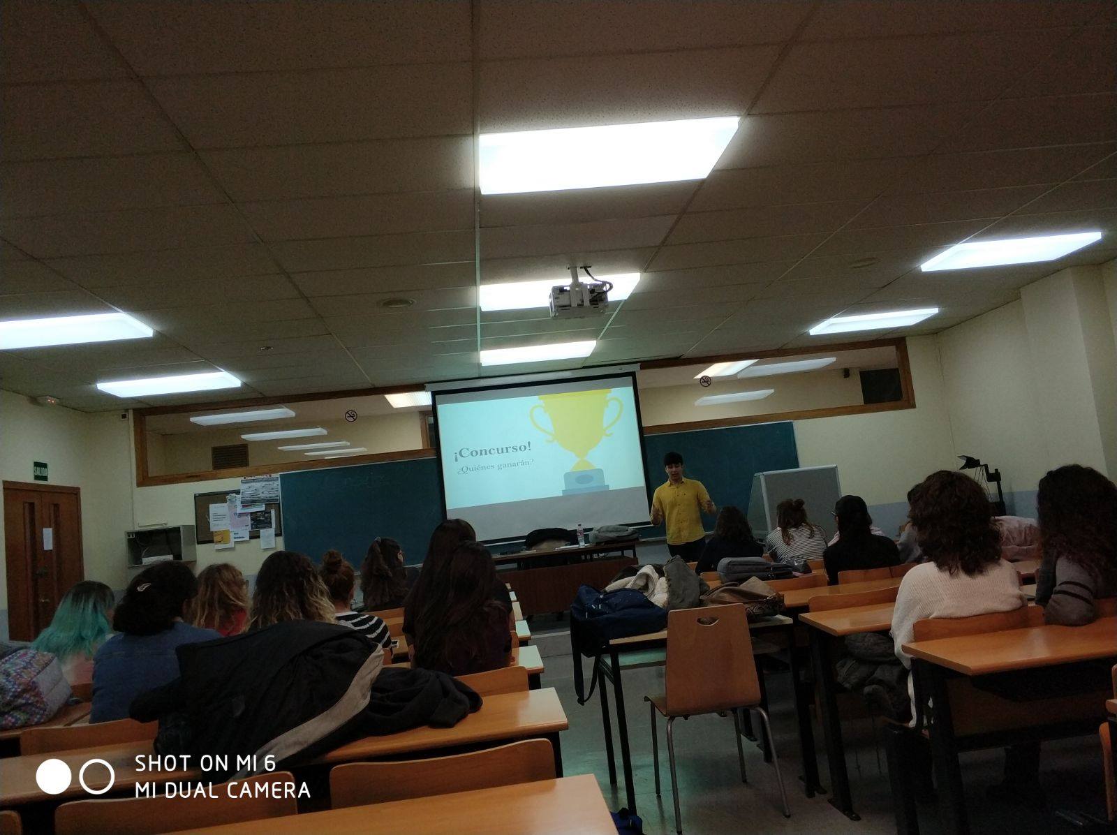 Empezando la actividad de "¡Concurso!" de las formaciones de Mind the Mind