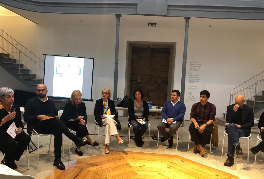 Manuel Iglesias en la Mesa Redonda de "Falemos da Xuventude" en Lugo (O Vello Cárcere)